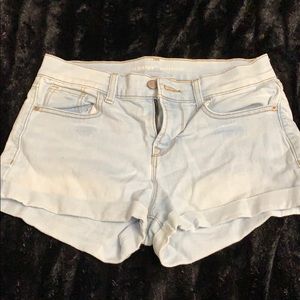 Light wash shorts